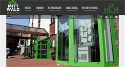 Desktop Screenshot of mittwaldhotel.de
